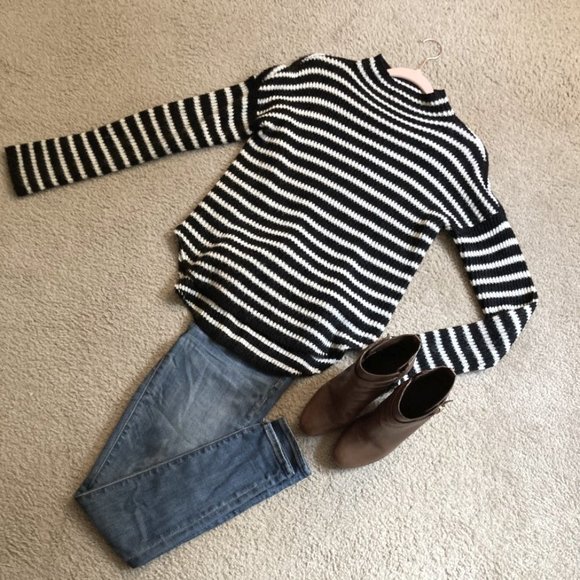 Express Mock Neck Sweater - Picture 1 of 2